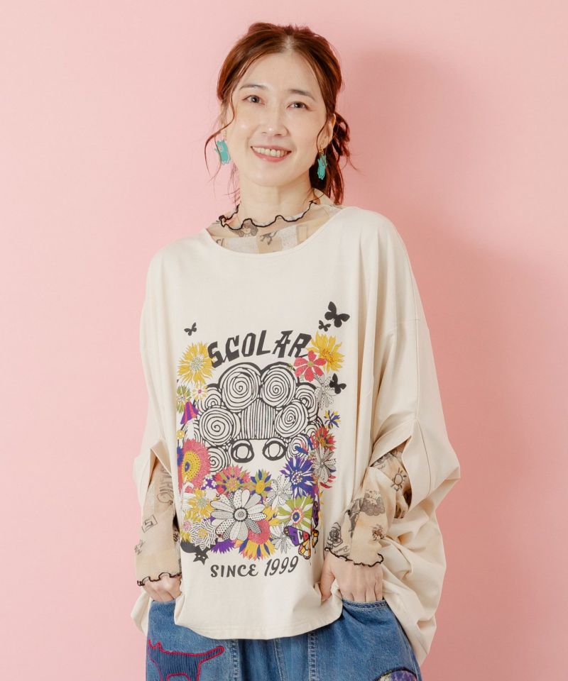 花柄スカラーちゃんプルオーバー-3