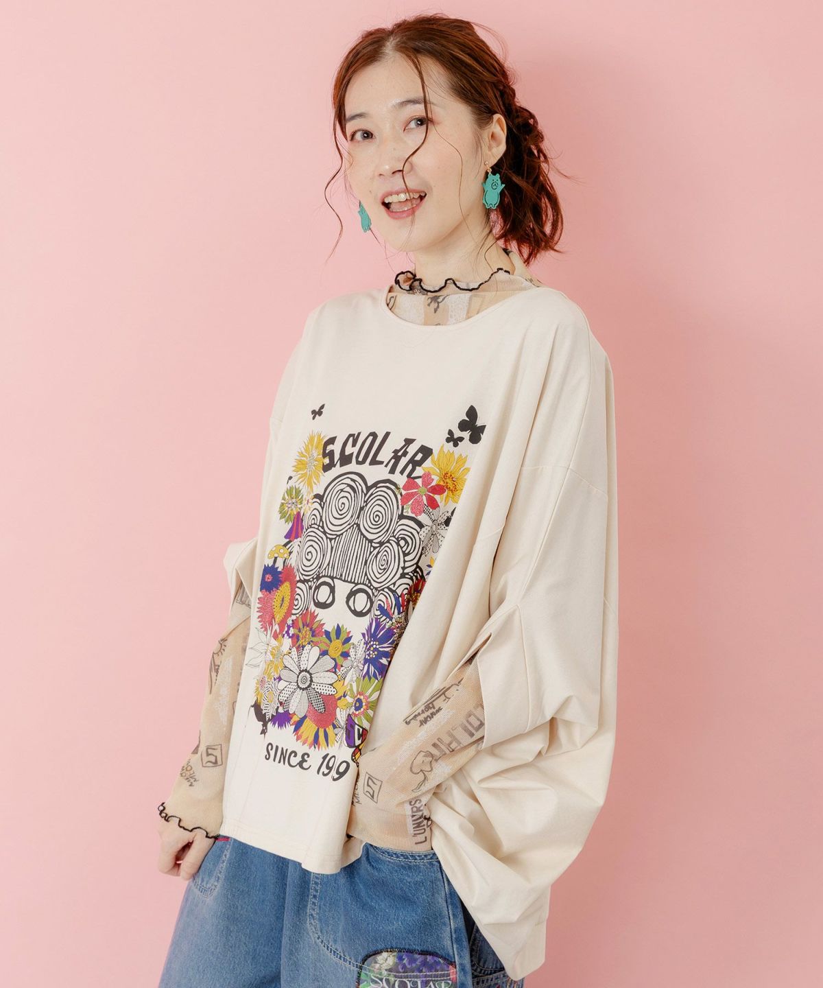 花柄スカラーちゃんプルオーバー-4