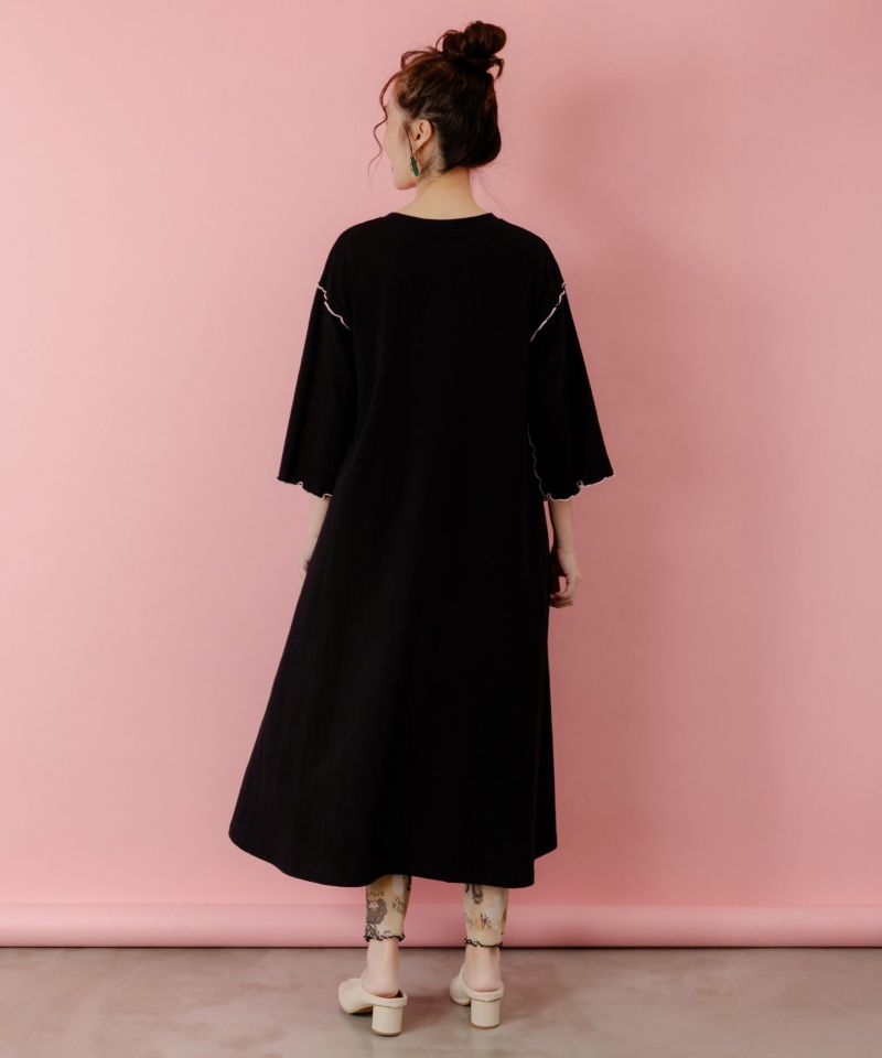 バイクゲーム柄メロウ切替ワンピース-5