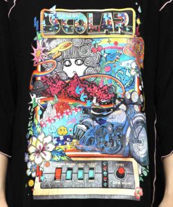 バイクゲーム柄メロウ切替ワンピース-13