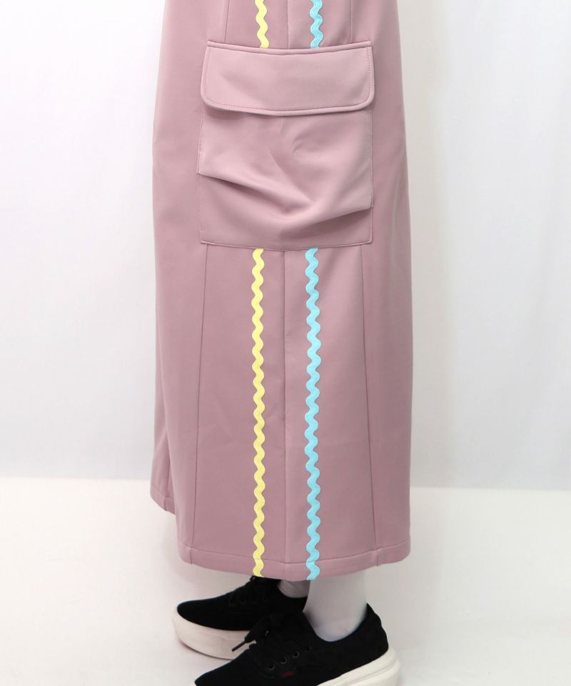 花柄刺繍ジャージワンピース-20