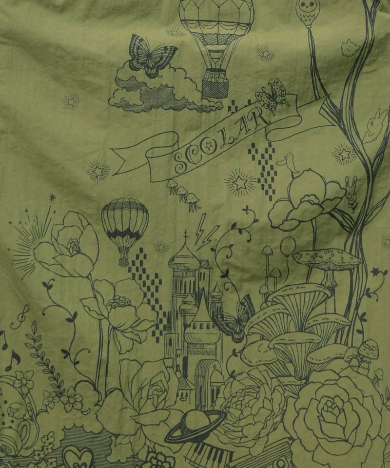 バイカラースポーティースカート-15