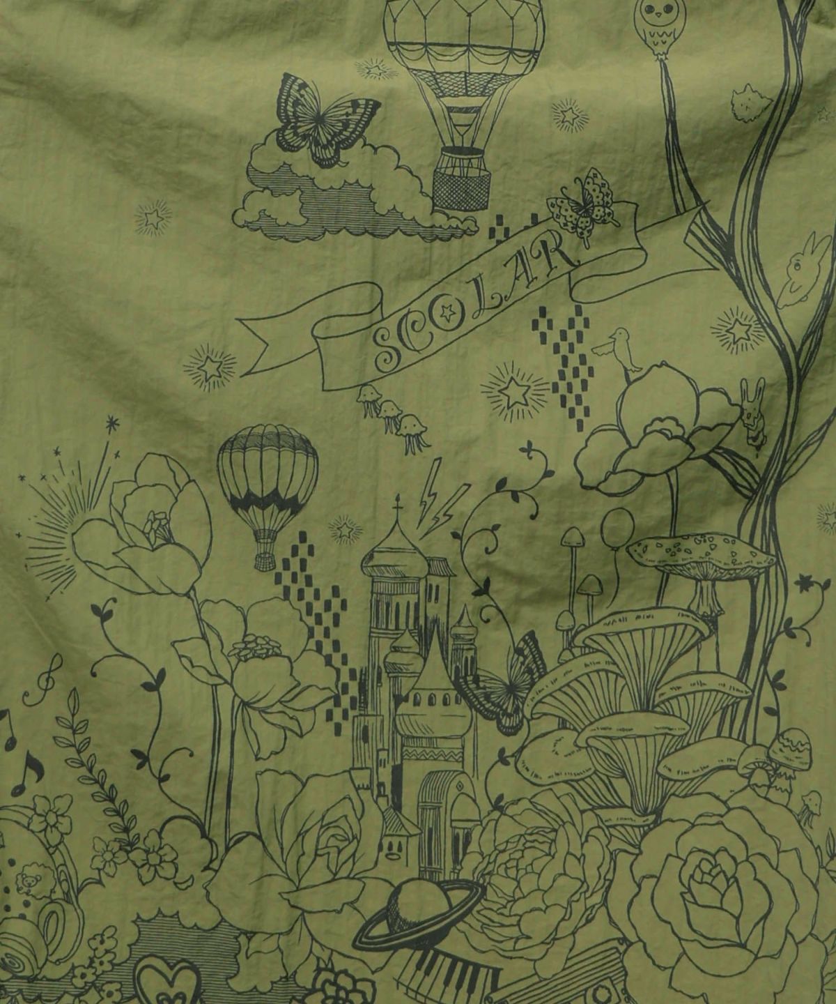 バイカラースポーティースカート-15