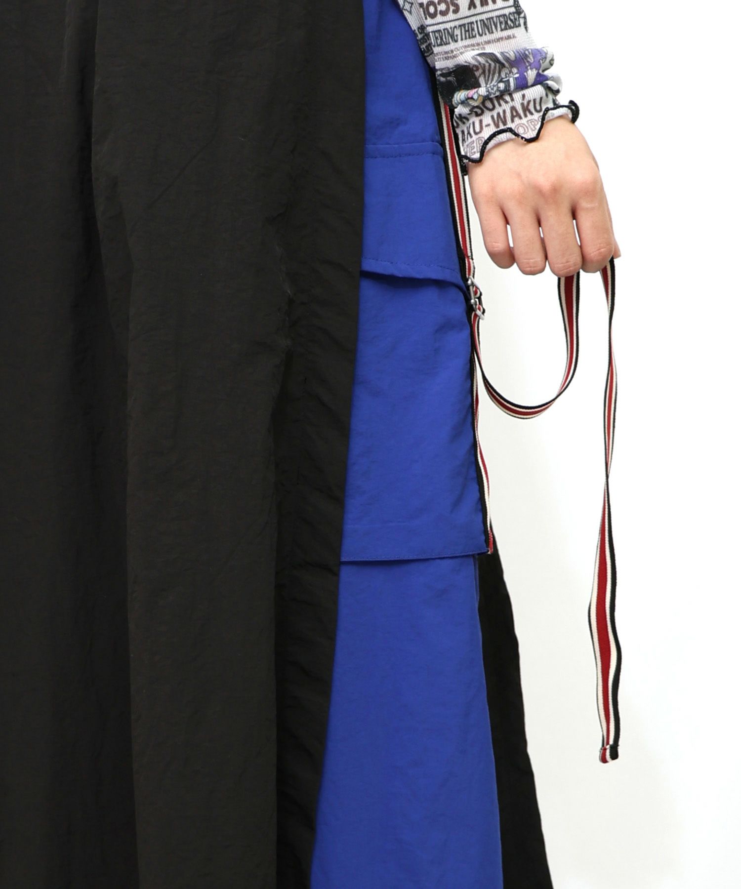 バイカラースポーティースカート-19