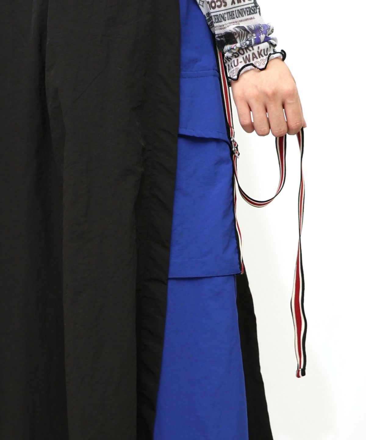 バイカラースポーティースカート-19