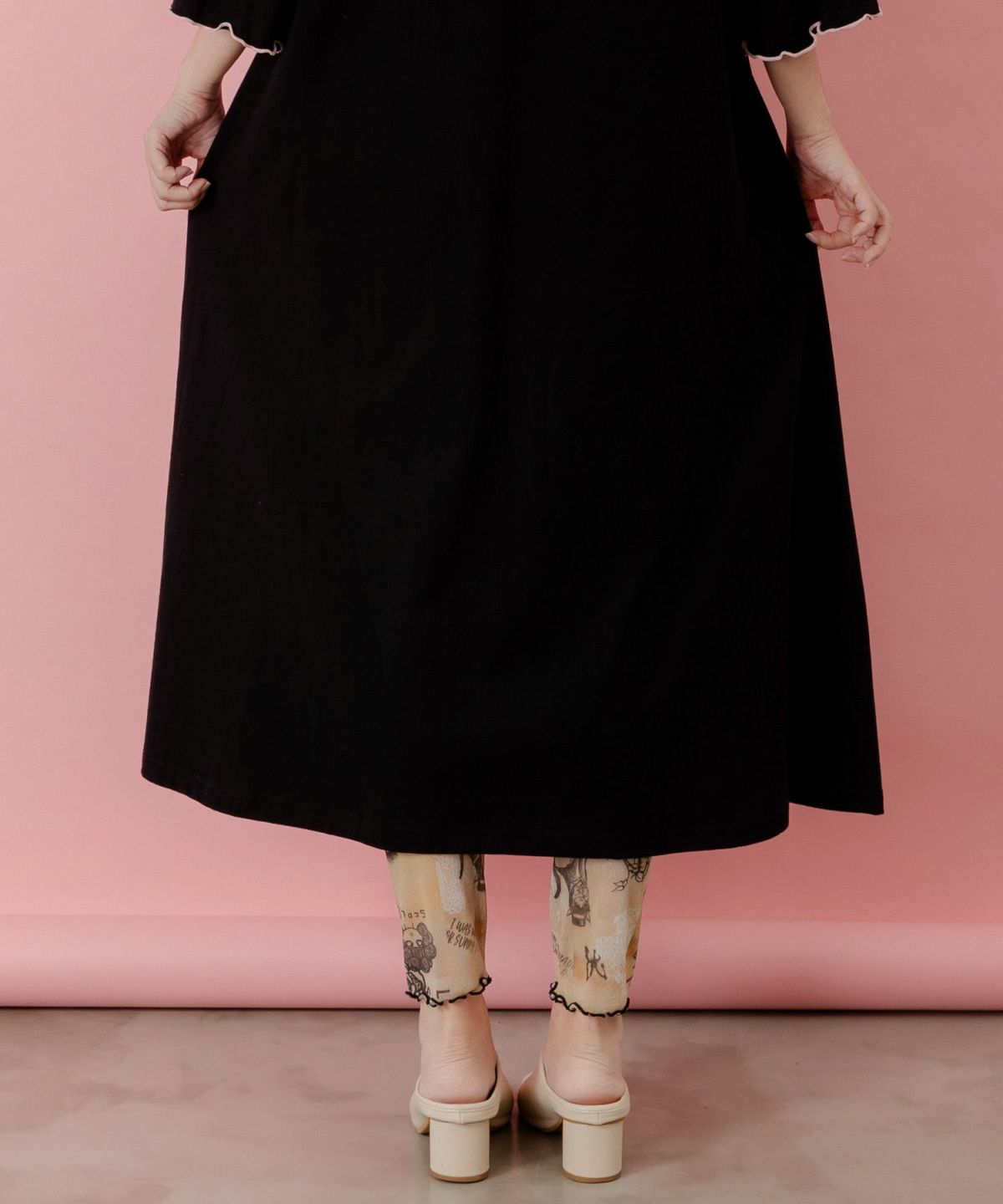 ラメニットソー3柄展開レギンス-4