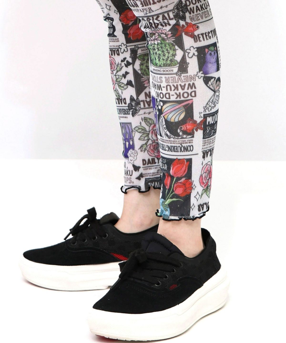 ラメニットソー3柄展開レギンス-6