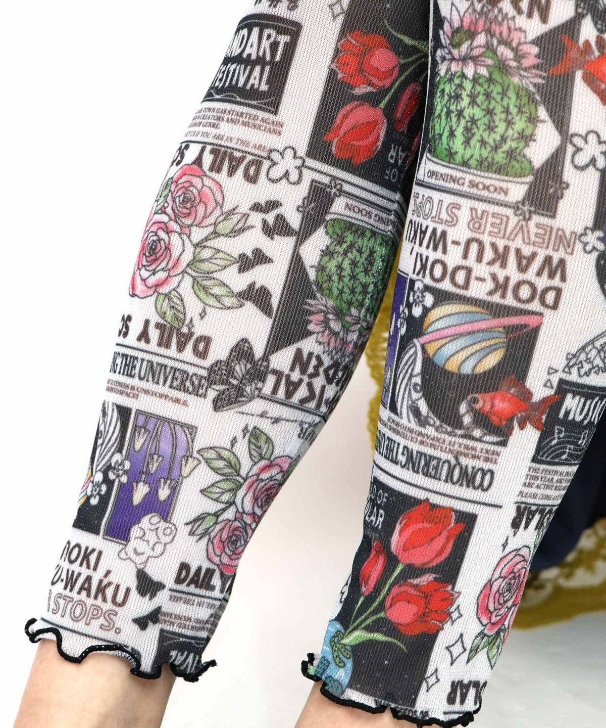 ラメニットソー3柄展開レギンス-8