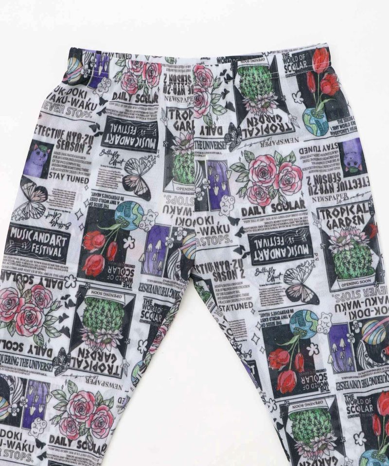 153604：ラメニットソー3柄展開レギンスの通販-ScoLar