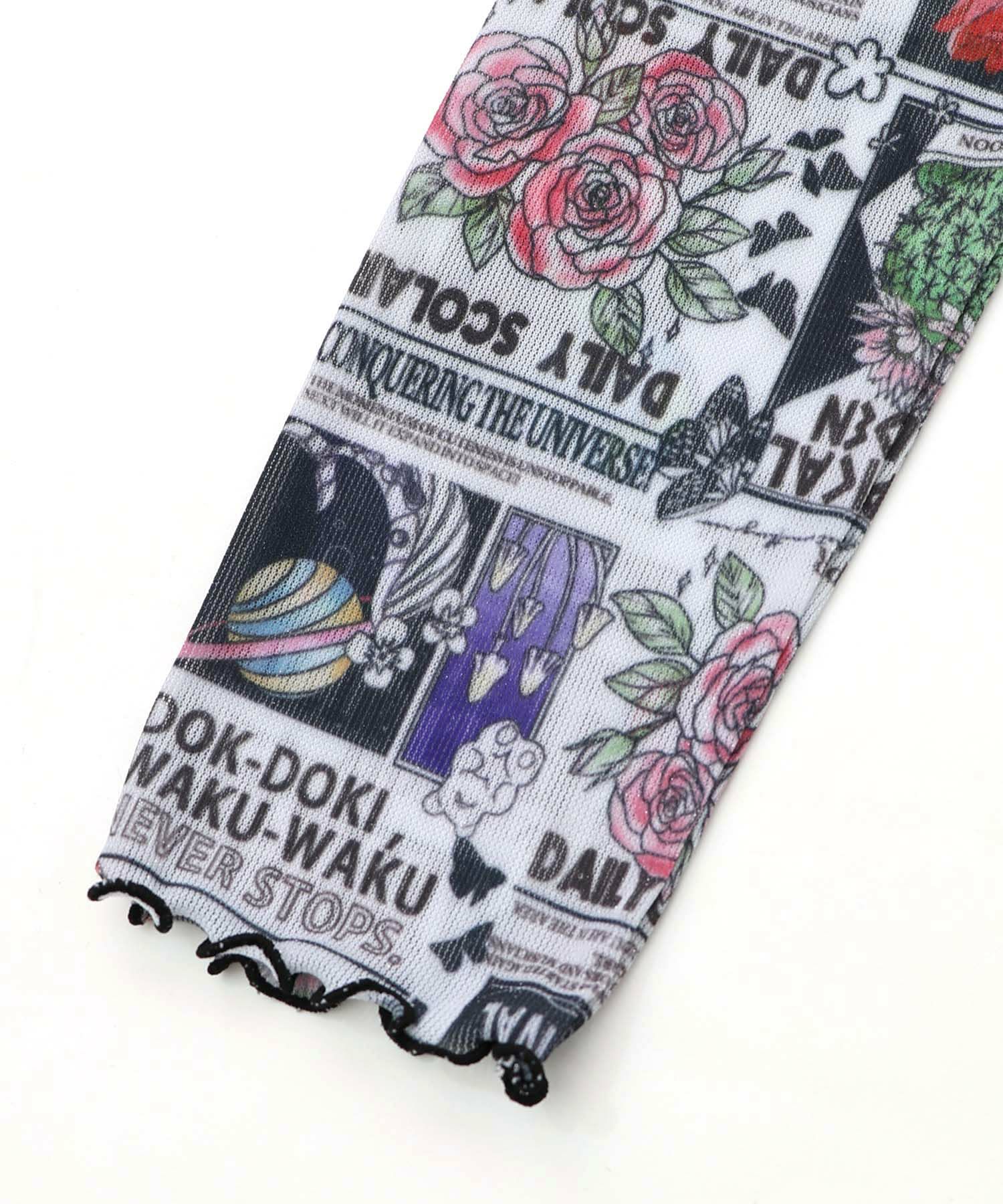 ラメニットソー3柄展開レギンス-18