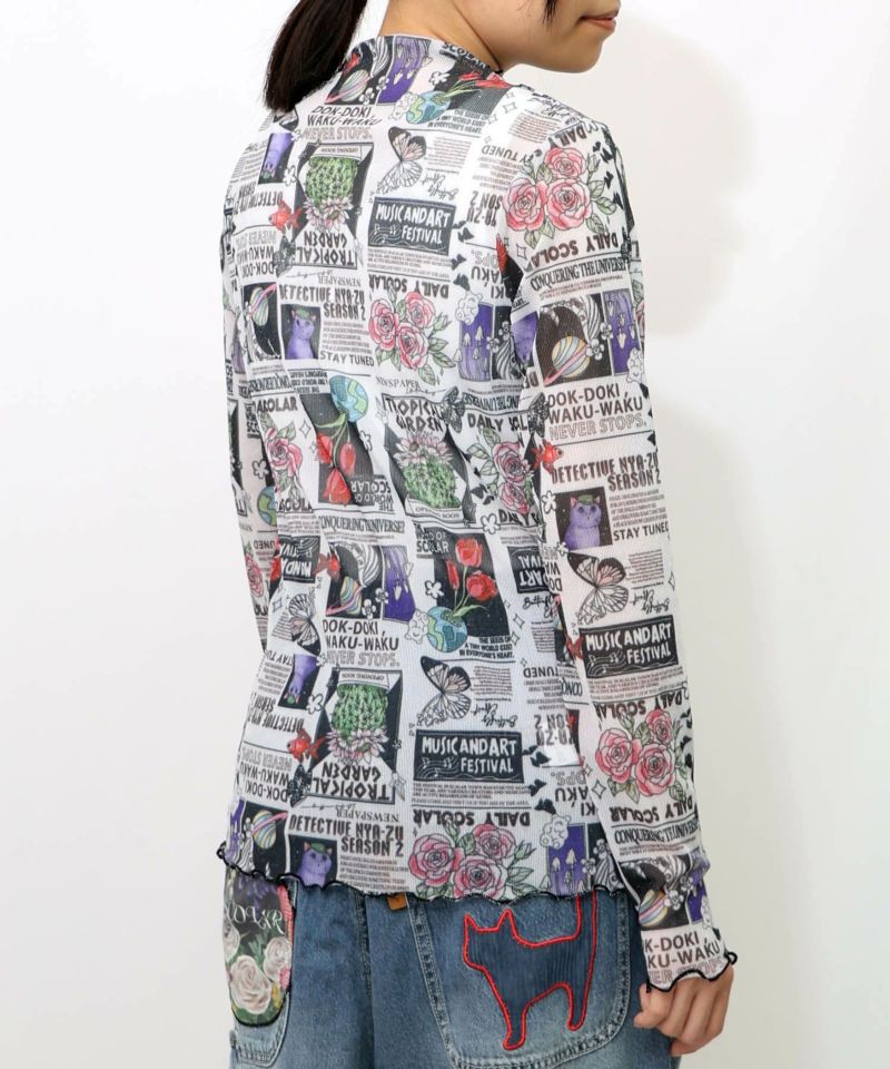 ラメニットソー3柄展開インナーT-9