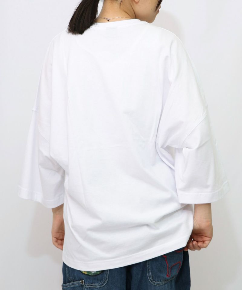 ウサギのきょむすび柄Tシャツ-9