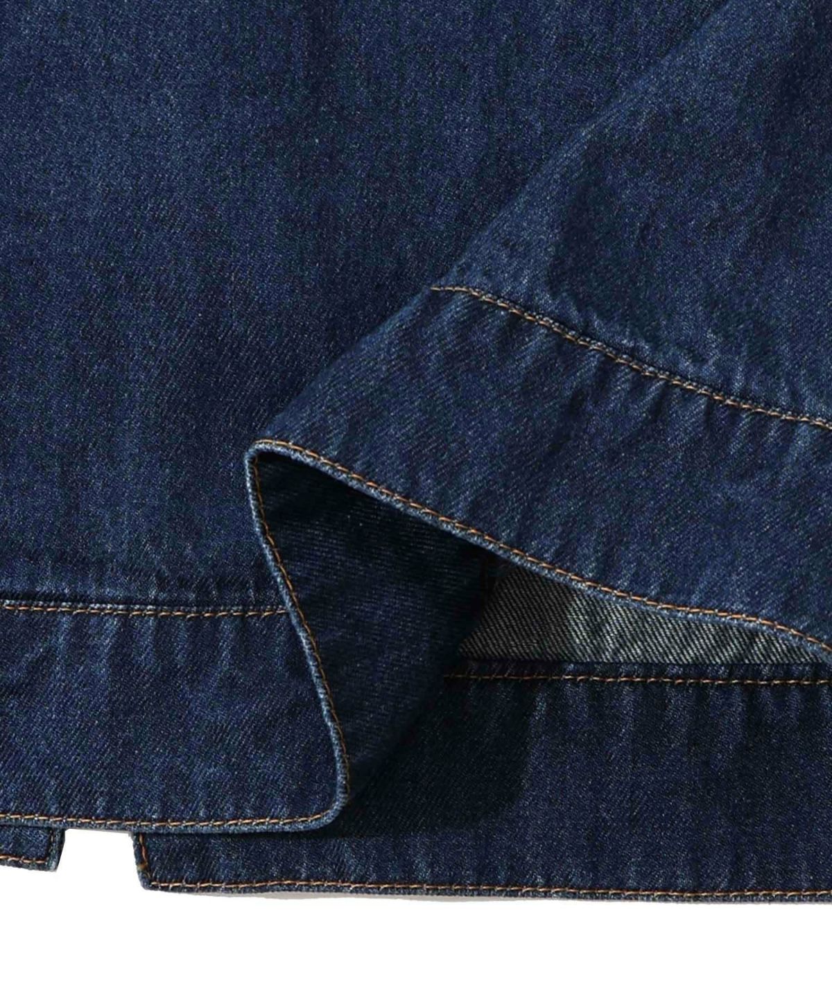 なめことネコずきんのおつかい デニムジャケット-34