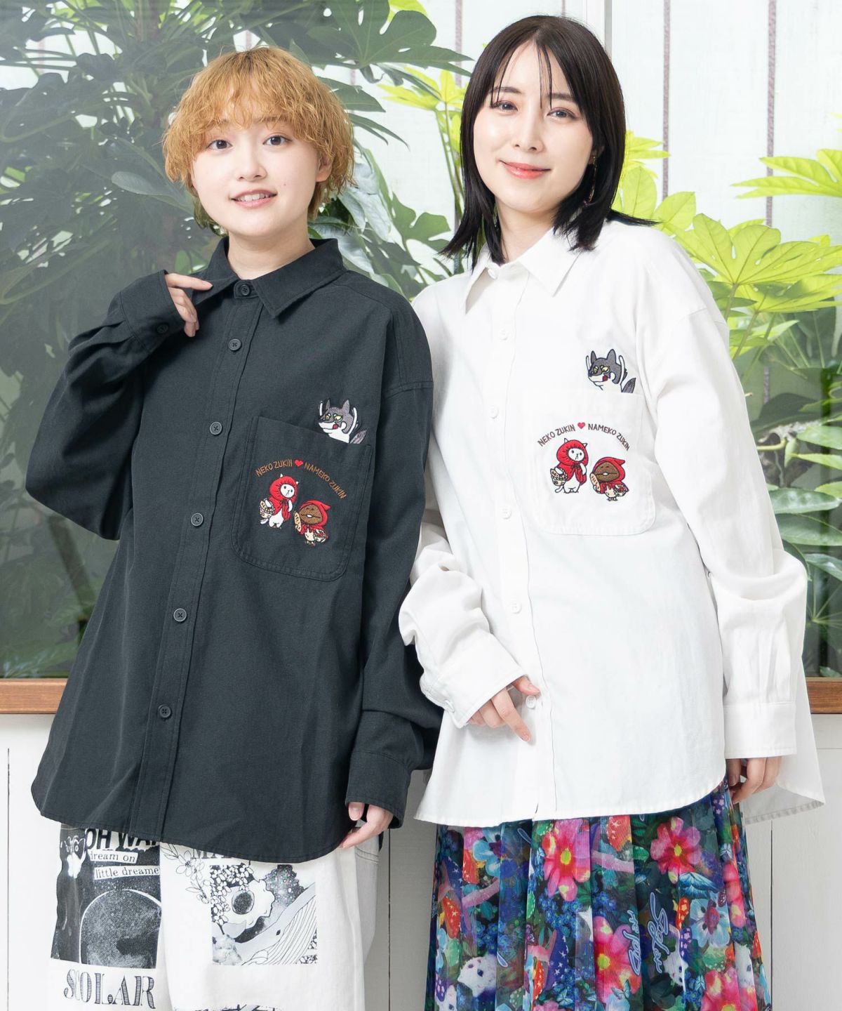 オオカミさんには気をつけて オックスフォードシャツ-1