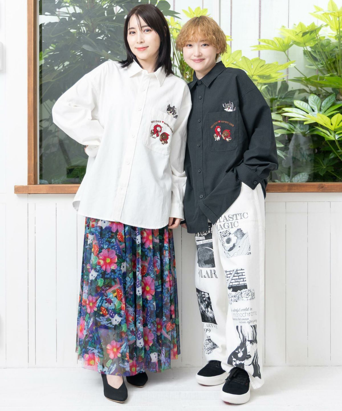 オオカミさんには気をつけて オックスフォードシャツ-2