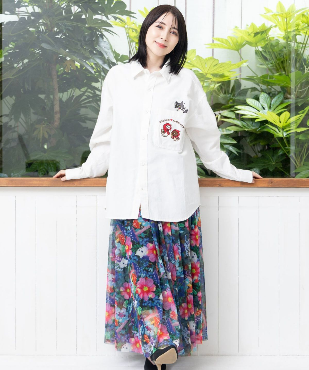 オオカミさんには気をつけて オックスフォードシャツ-4