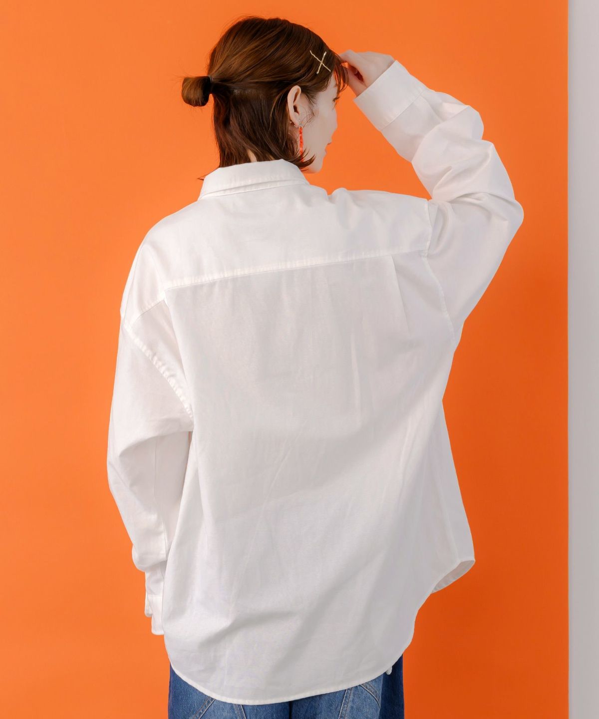 オオカミさんには気をつけて オックスフォードシャツ-8