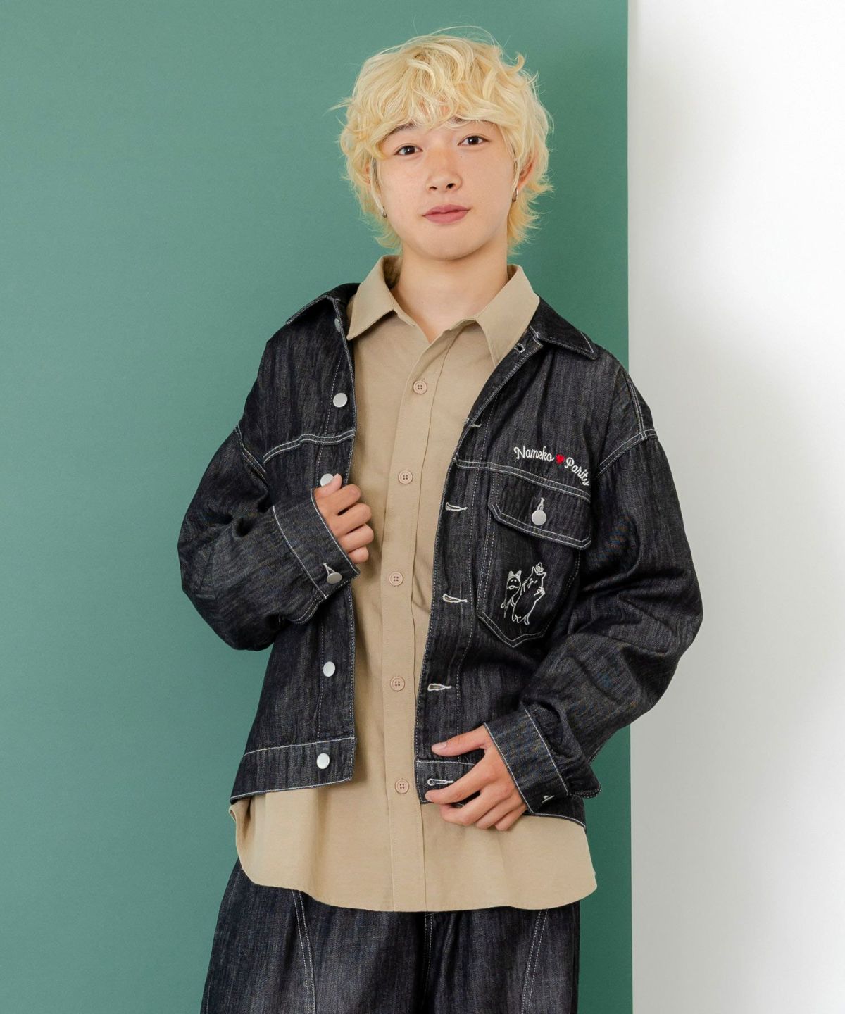 オオカミさんには気をつけて オックスフォードシャツ-20