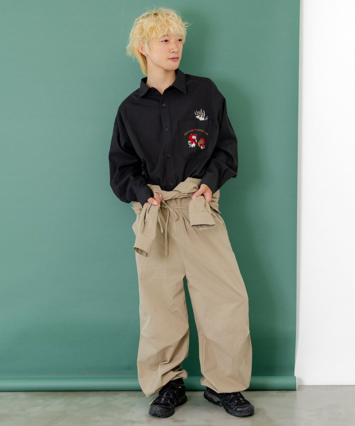 オオカミさんには気をつけて オックスフォードシャツ-22