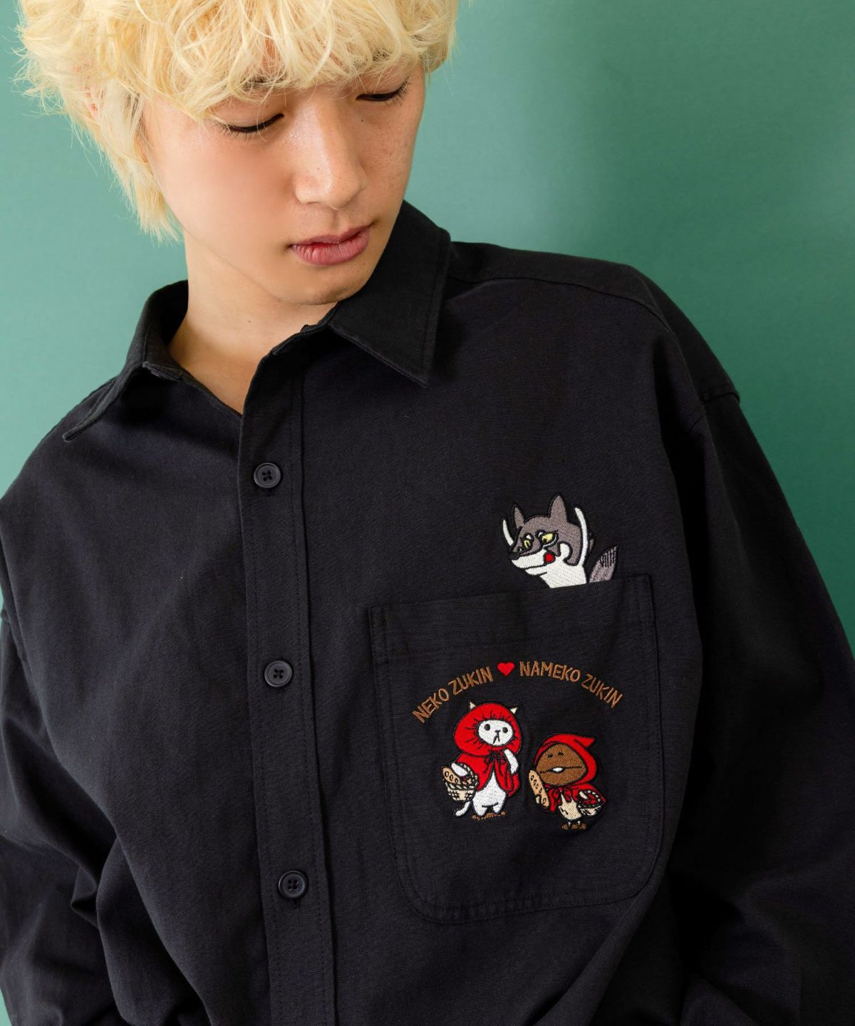 オオカミさんには気をつけて オックスフォードシャツ-23