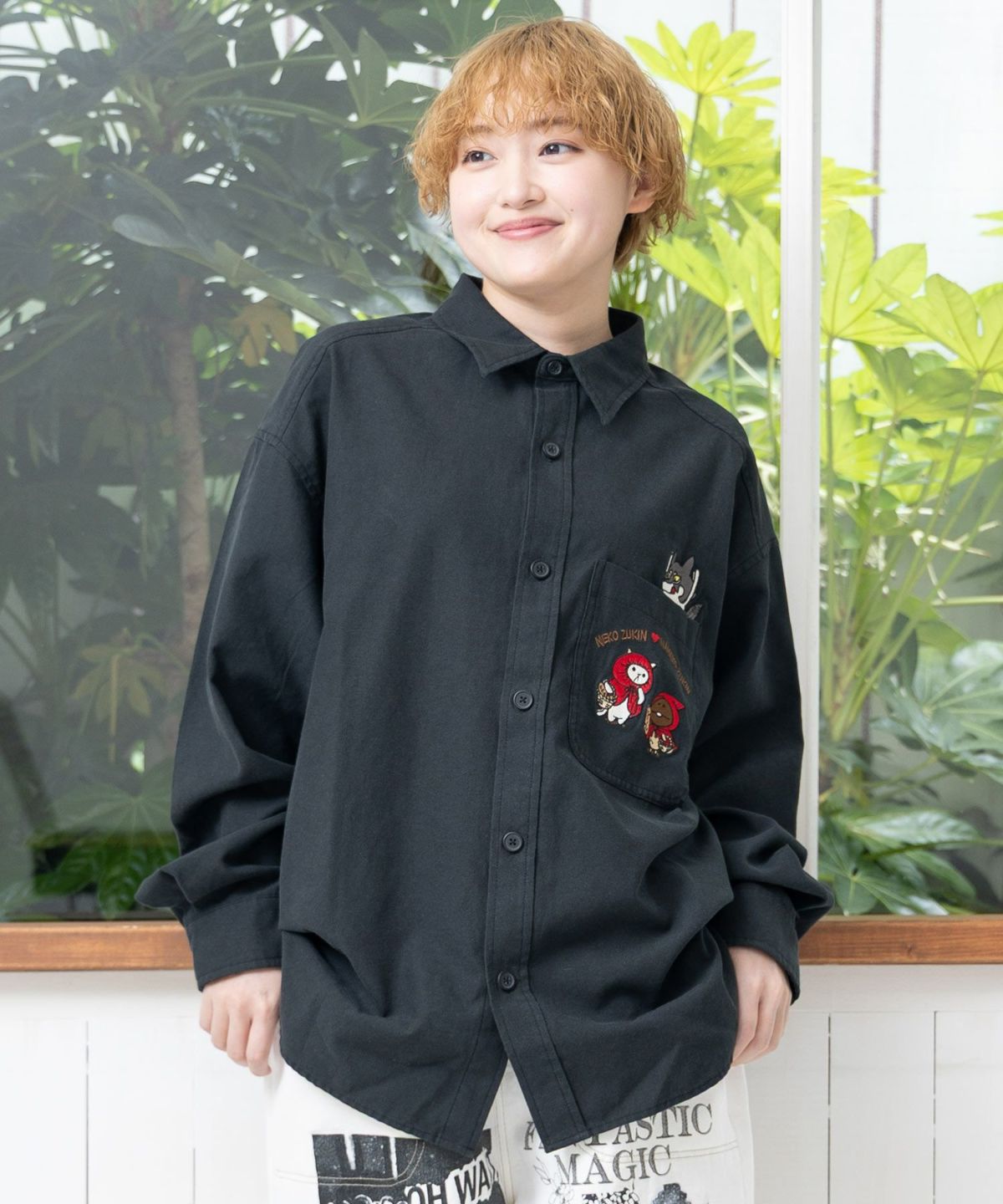 オオカミさんには気をつけて オックスフォードシャツ-24