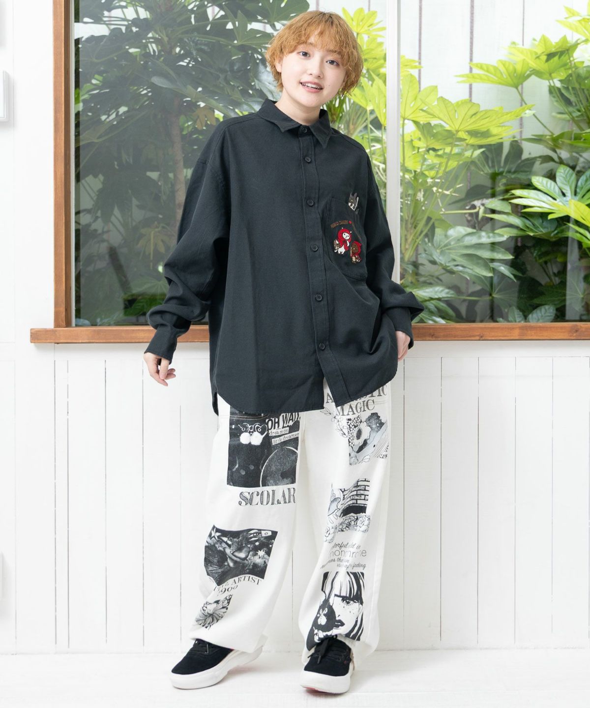 オオカミさんには気をつけて オックスフォードシャツ-25