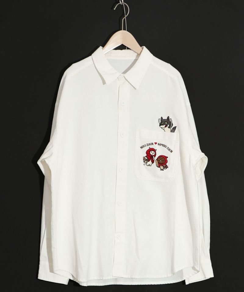 オオカミさんには気をつけて オックスフォードシャツ-30