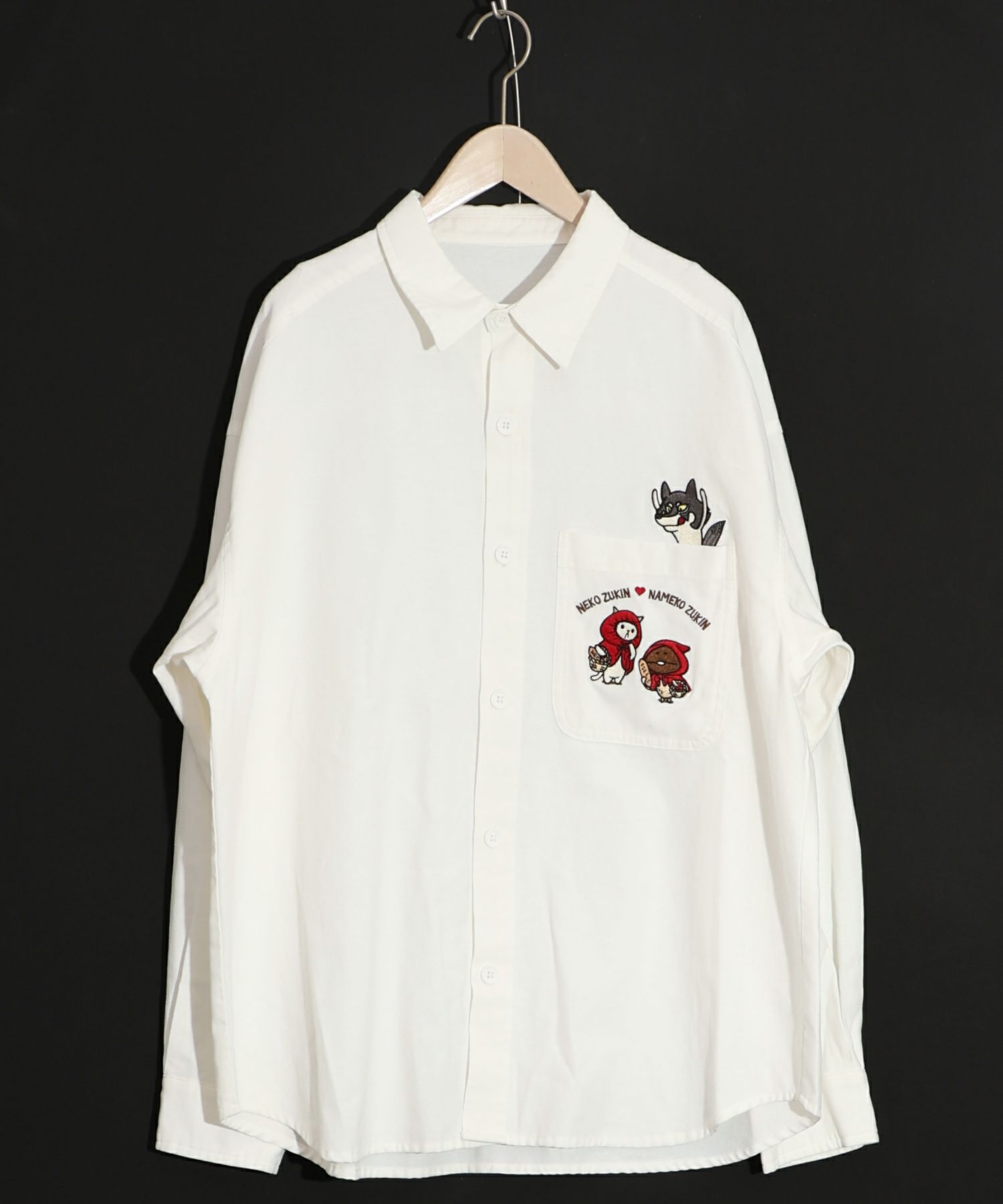 オオカミさんには気をつけて オックスフォードシャツ-30