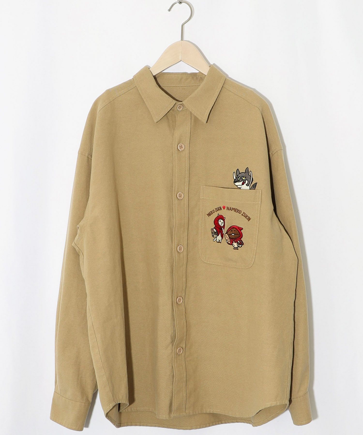 オオカミさんには気をつけて オックスフォードシャツ-32