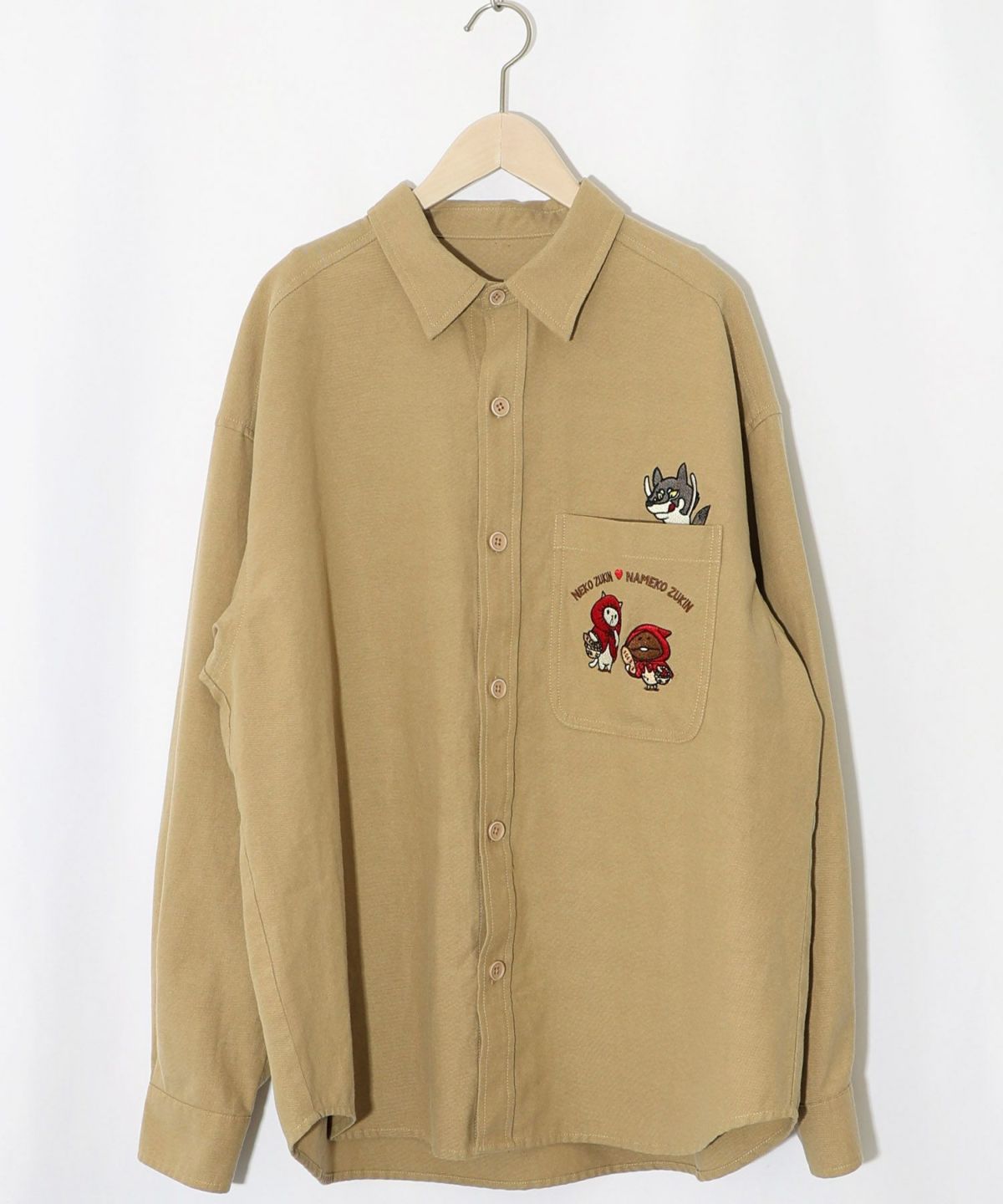 オオカミさんには気をつけて オックスフォードシャツ-32