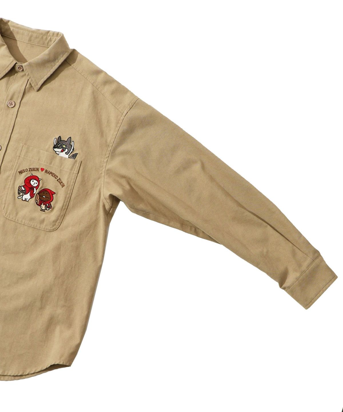 オオカミさんには気をつけて オックスフォードシャツ-36