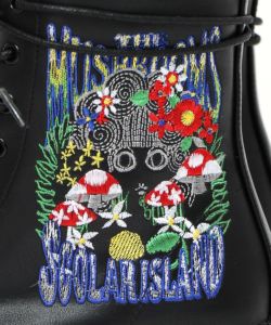 スカラーちゃんとキノコ刺繍ブーツ-8