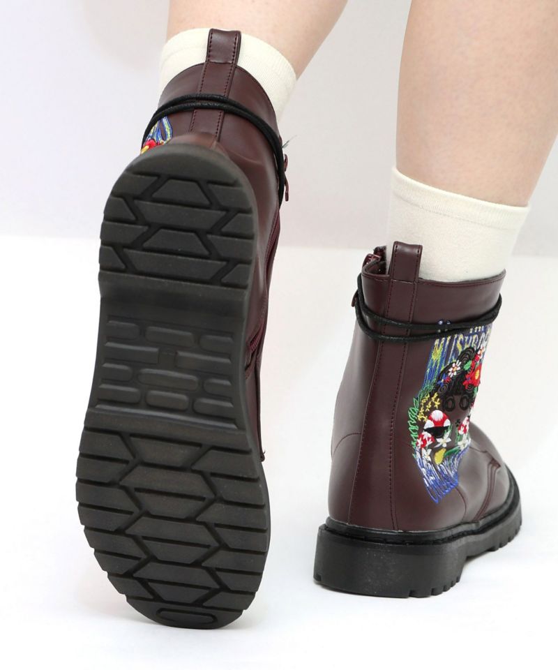 スカラーちゃんとキノコ刺繍ブーツ-18