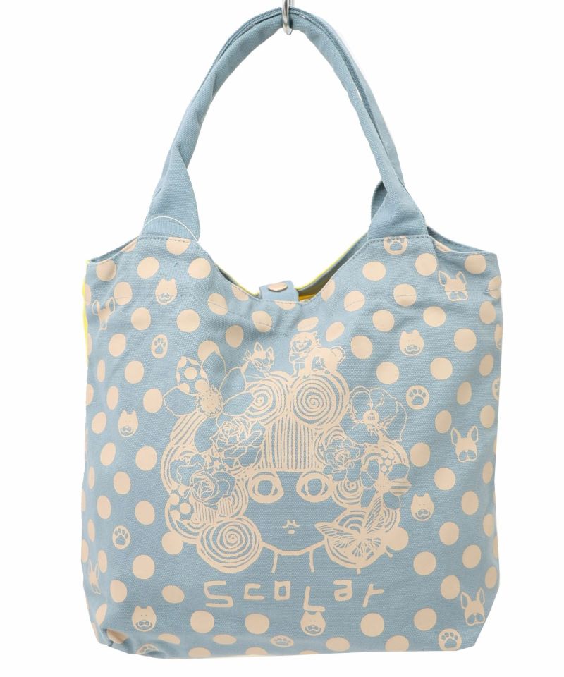 スカラーちゃんドット柄ランチトートバッグ-9
