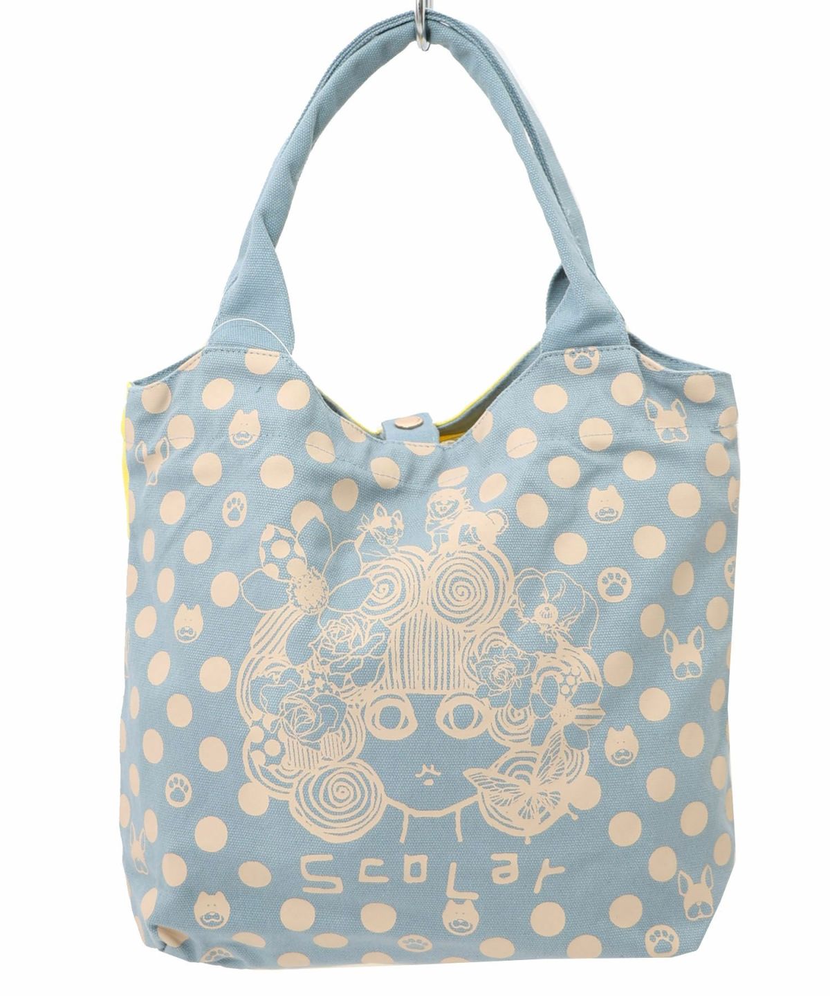 スカラーちゃんドット柄ランチトートバッグ-9