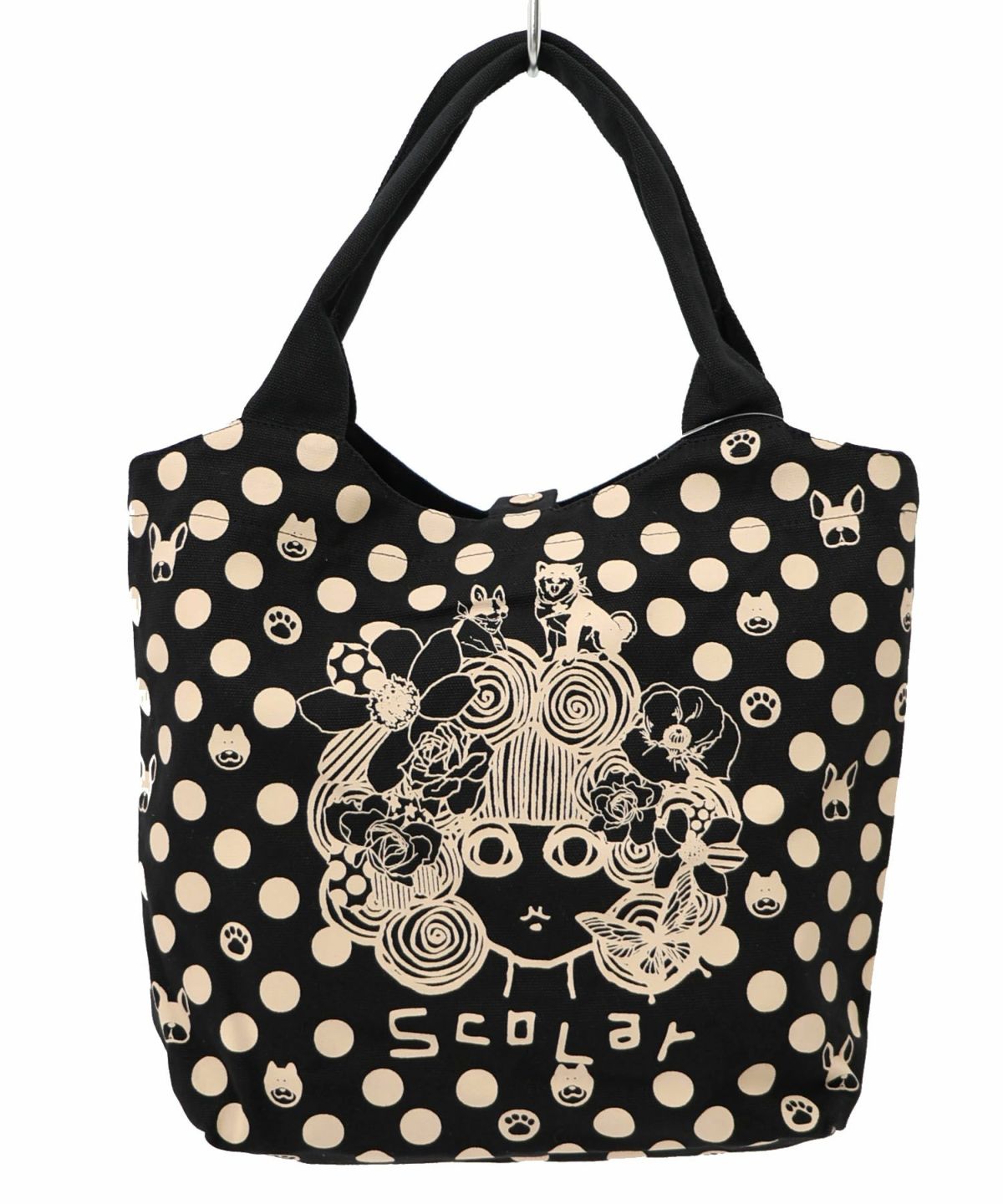スカラーちゃんドット柄ランチトートバッグ-12