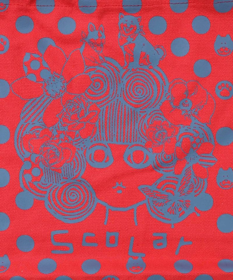 スカラーちゃんドット柄ランチトートバッグ-17