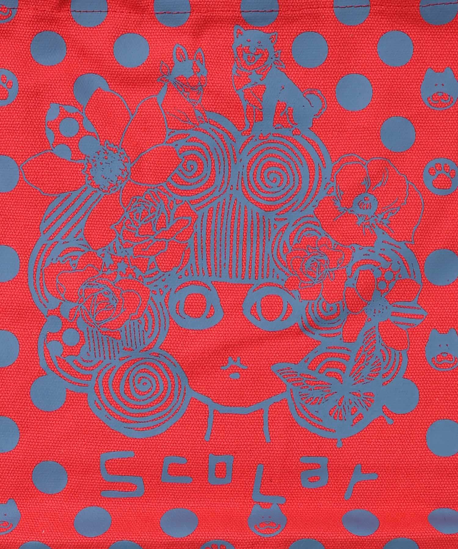 スカラーちゃんドット柄ランチトートバッグ-17