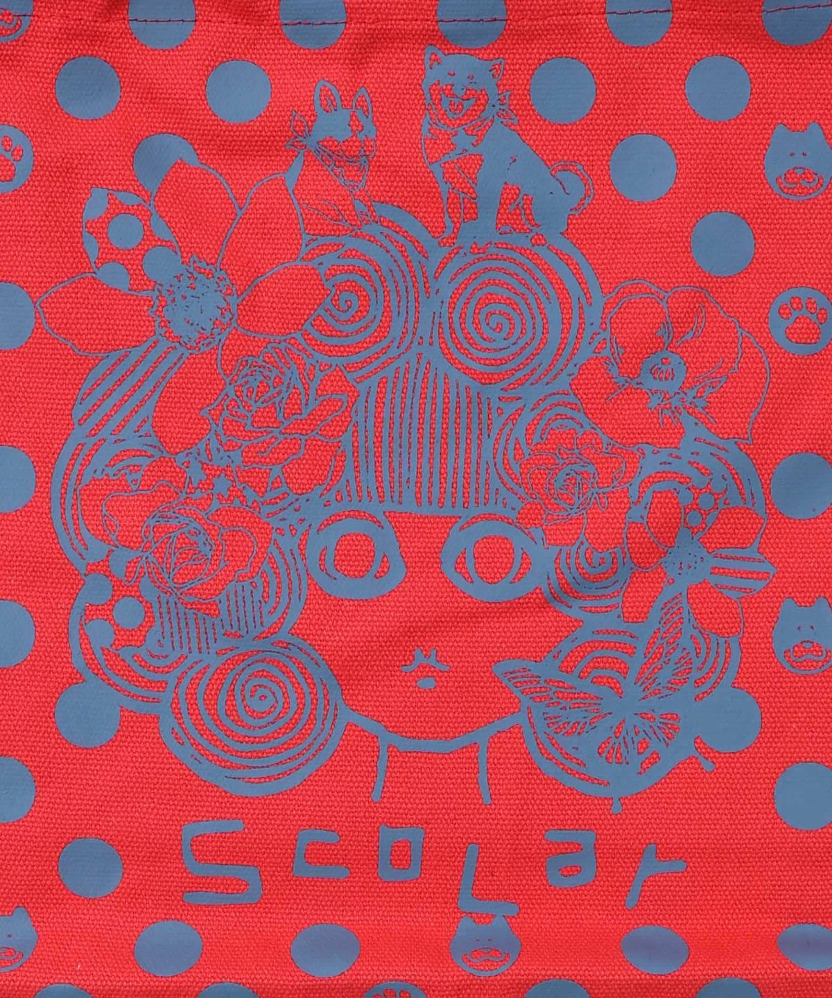 スカラーちゃんドット柄ランチトートバッグ-17