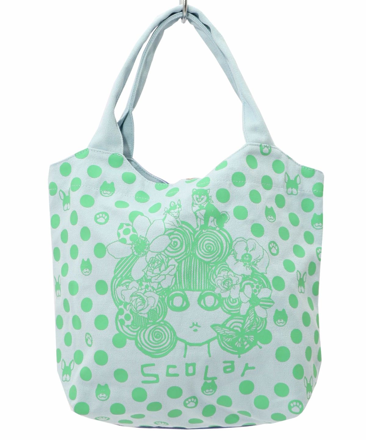 スカラーちゃんドット柄ランチトートバッグ-18