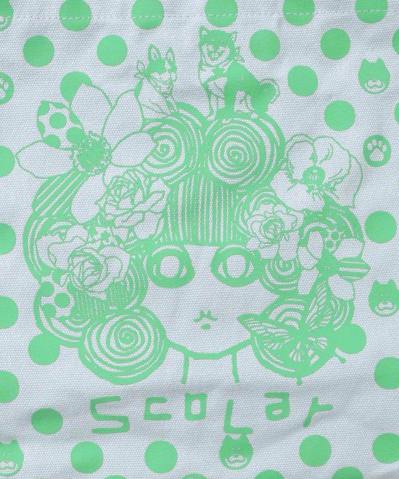 スカラーちゃんドット柄ランチトートバッグ-20