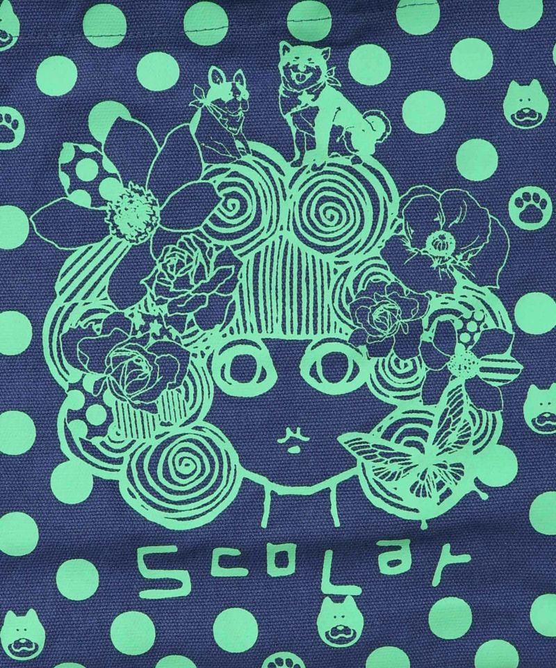 スカラーちゃんドット柄ランチトートバッグ-23