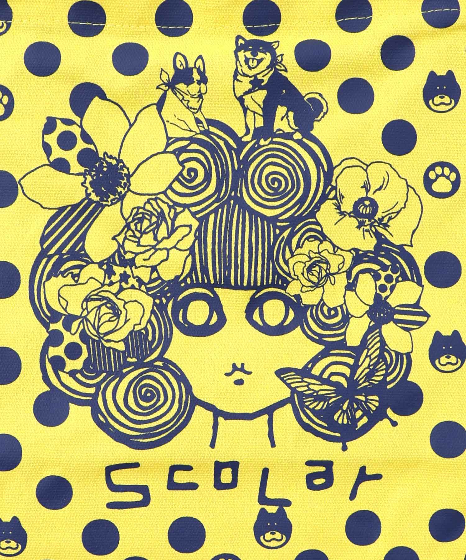 スカラーちゃんドット柄ランチトートバッグ-26