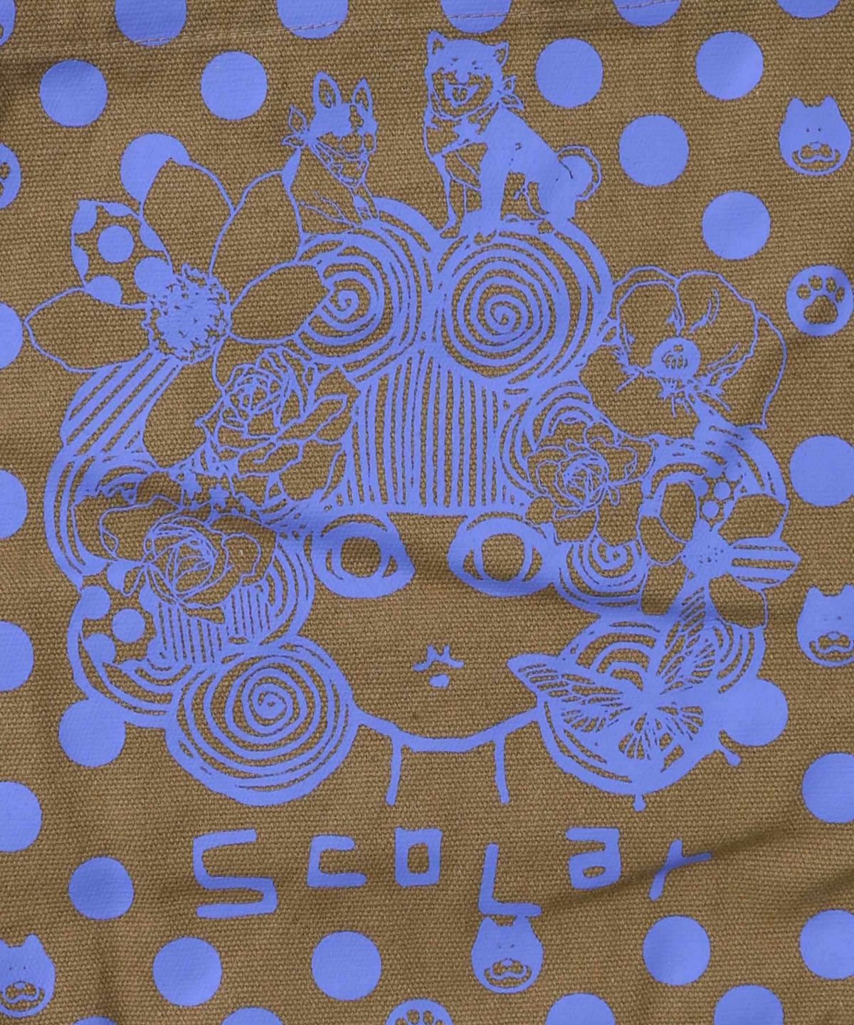 スカラーちゃんドット柄ランチトートバッグ-29