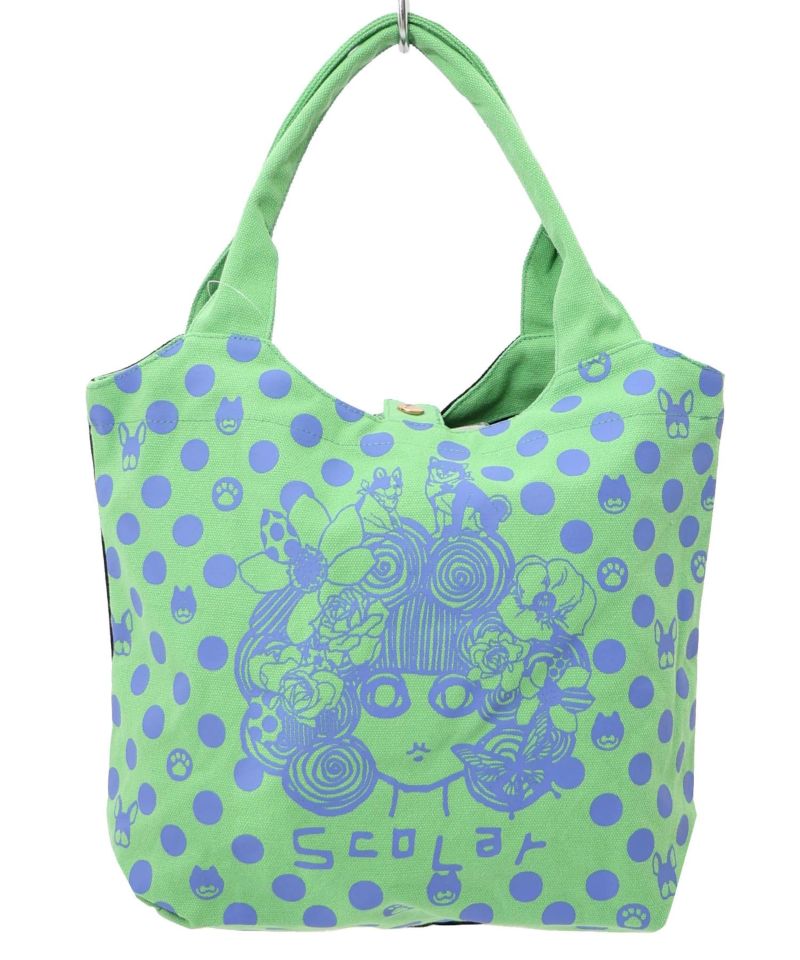 スカラーちゃんドット柄ランチトートバッグ-30