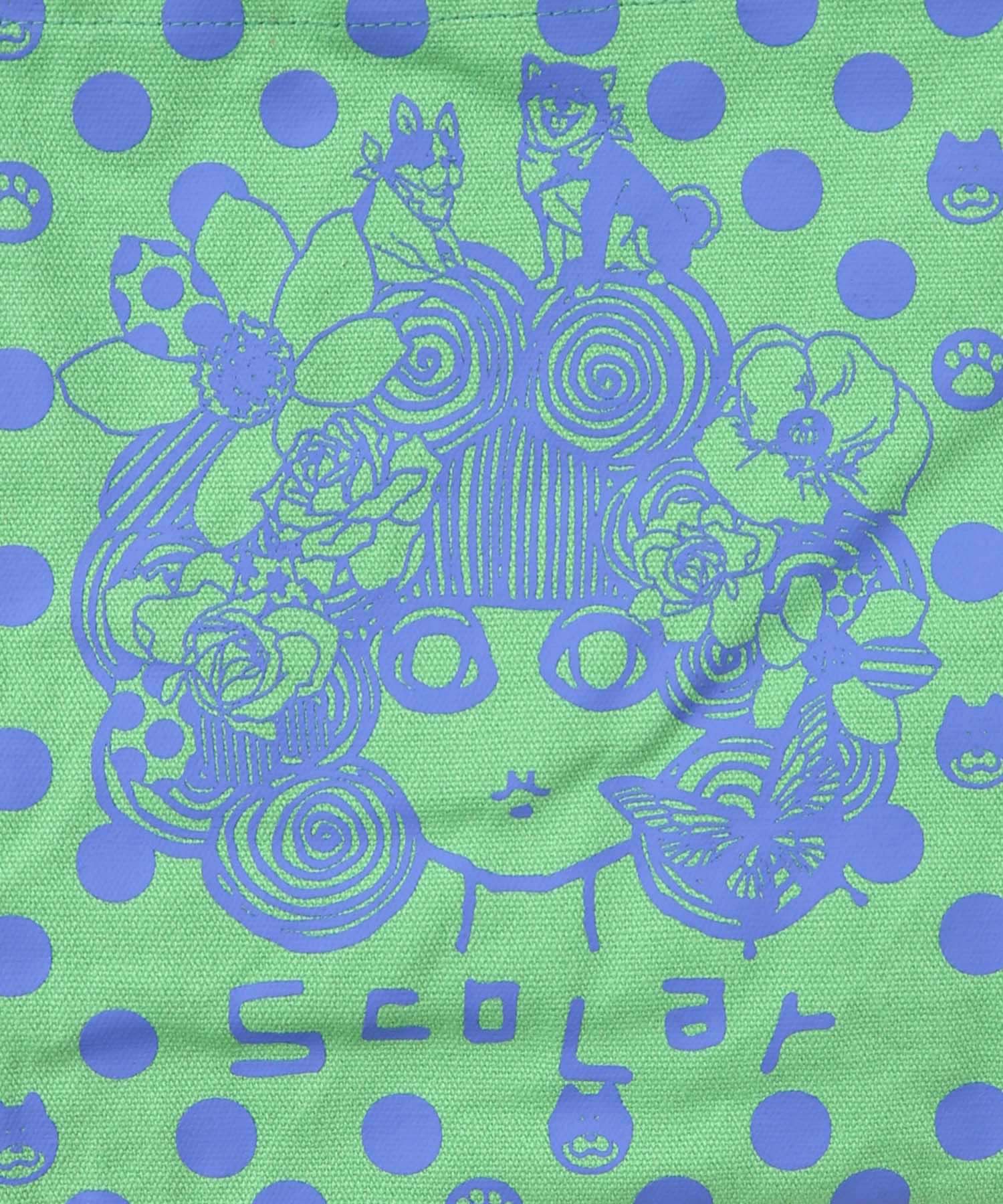 スカラーちゃんドット柄ランチトートバッグ-32