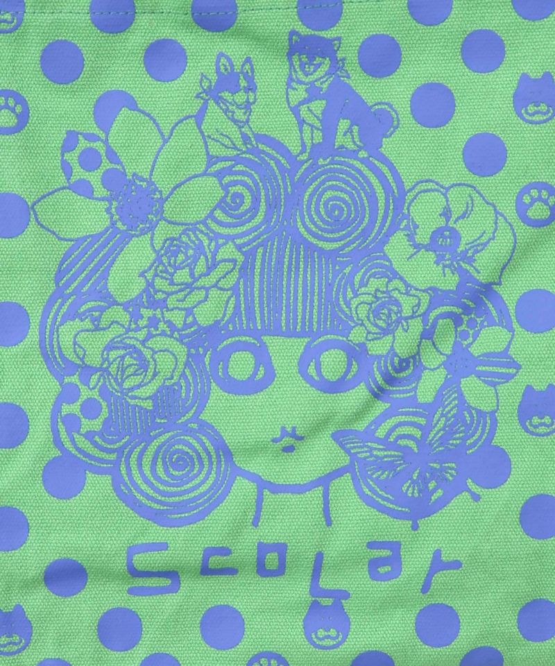 スカラーちゃんドット柄ランチトートバッグ-32