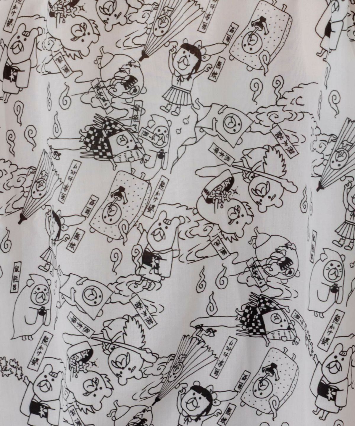 パリティー妖怪柄シャツ-7