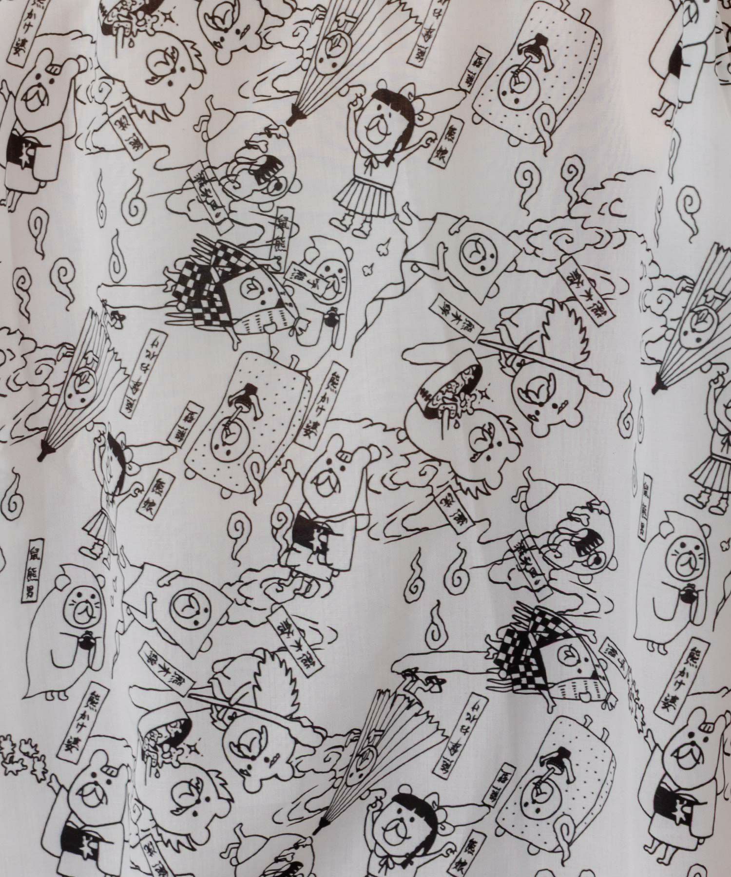 パリティー妖怪柄シャツ-7