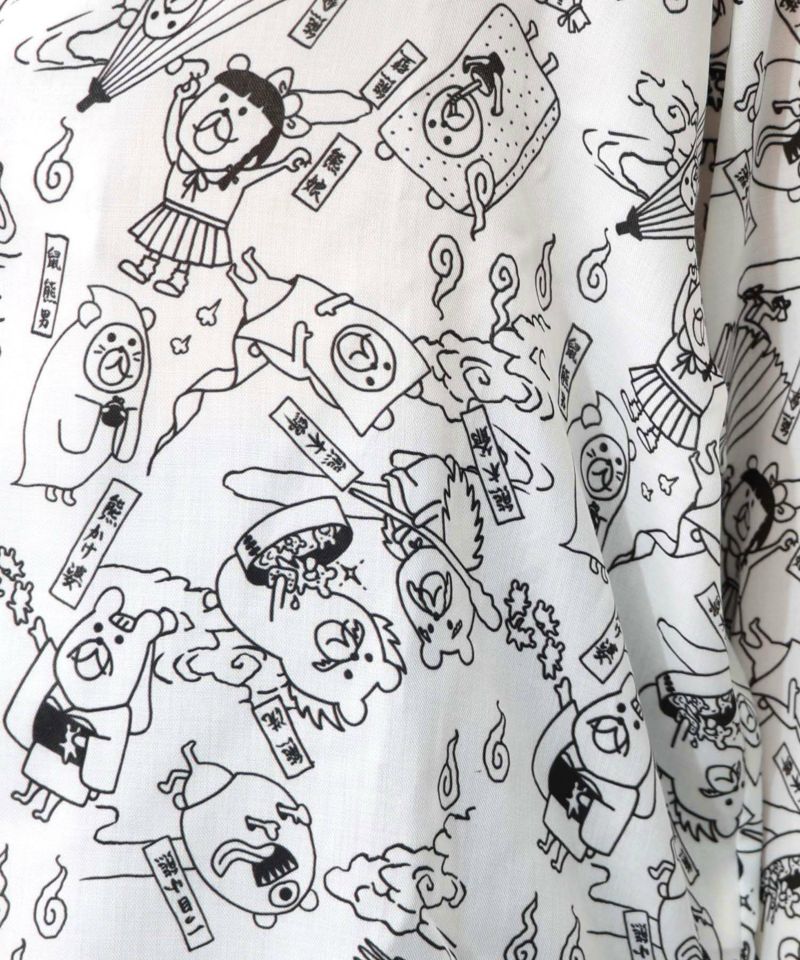 パリティー妖怪柄シャツ-11